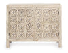 Credenza Engrave con struttura in legno di mango, decorazioni intarsiate, stile naturale Casa e cucina/Arredamento/Soggiorno/Credenze Decor Space - Altamura, Commerciovirtuoso.it