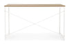 Scrivania Elettro bianca, struttura in acciaio verniciato, stile moderno, 120 x 60 x 70 cm Casa e cucina/Arredamento/Studio/Scrivanie e postazioni di lavoro/Scrivanie Decor Space - Altamura, Commerciovirtuoso.it