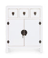 Mobile Pechino, struttura in legno MDF, finitura a base di nitrocellulosa, maniglie in acciaio Casa e cucina/Arredamento/Soggiorno/Credenze Decor Space - Altamura, Commerciovirtuoso.it