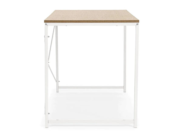Scrivania "Elettro" bianca, struttura in acciaio verniciato, stile moderno, 120 x 60 x 70 cm Casa e cucina/Arredamento/Studio/Scrivanie e postazioni di lavoro/Scrivanie Decor Space - Altamura, Commerciovirtuoso.it