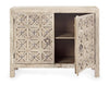 Credenza Engrave con struttura in legno di mango, decorazioni intarsiate, stile naturale Casa e cucina/Arredamento/Soggiorno/Credenze Decor Space - Altamura, Commerciovirtuoso.it