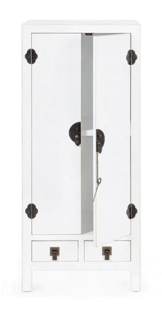 Mobile "Pechino", struttura in legno MDF, finitura a base di nitrocellulosa, maniglie in acciaio Casa e cucina/Arredamento/Soggiorno/Credenze Decor Space - Altamura, Commerciovirtuoso.it