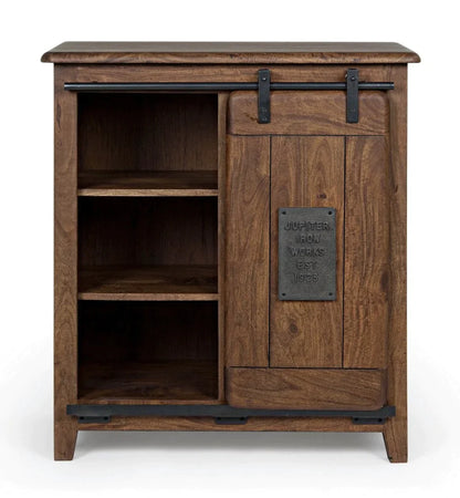 Credenza "Jupiter" con struttura in legno di mango, maniglie in acciaio, stile vintage Casa e cucina/Arredamento/Soggiorno/Credenze Decor Space - Altamura, Commerciovirtuoso.it
