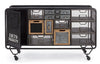 Credenza Liverpool con struttura e cassetti in acciaio, stile industriale Casa e cucina/Arredamento/Soggiorno/Credenze Decor Space - Altamura, Commerciovirtuoso.it