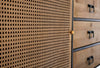 Credenza Elton con struttura in acciaio, cassetti in legno di abete, stile vintage Casa e cucina/Arredamento/Soggiorno/Credenze Decor Space - Altamura, Commerciovirtuoso.it