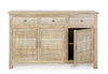 Credenza Mayra con struttura in legno di mango, decorazioni a mano, stile naturale Casa e cucina/Arredamento/Soggiorno/Credenze Decor Space - Altamura, Commerciovirtuoso.it