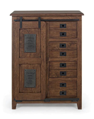 Credenza "Jupiter" con struttura in legno di mango, maniglie in acciaio, stile vintage Casa e cucina/Arredamento/Soggiorno/Credenze Decor Space - Altamura, Commerciovirtuoso.it