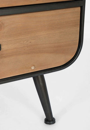 Credenza "Elton" con struttura in acciaio, cassetti in legno di abete, stile vintage Casa e cucina/Arredamento/Soggiorno/Credenze Decor Space - Altamura, Commerciovirtuoso.it