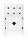 Mobile Pechino, struttura in legno MDF, finitura a base di nitrocellulosa, maniglie in acciaio Casa e cucina/Arredamento/Soggiorno/Credenze Decor Space - Altamura, Commerciovirtuoso.it