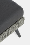 Salottino Marlow angolare con ottoman e divano, struttura in alluminio, per esterno Giardino e giardinaggio/Arredamento da giardino e accessori/Set di mobili Decor Space - Altamura, Commerciovirtuoso.it