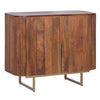 Credenza vilas Con Struttura in Legno Di Mango, Schienali in Mdf, Gambe E Maniglie in Acciaio Casa e cucina/Arredamento/Soggiorno/Credenze Decor Space - Altamura, Commerciovirtuoso.it