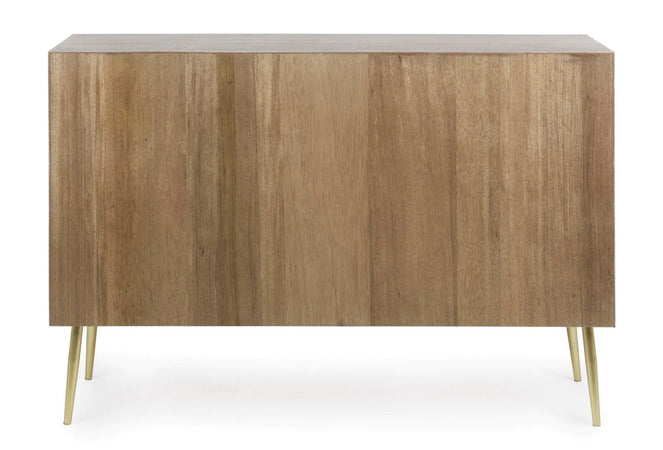 Credenza "Filomena" con in legno teak, pannelli esterni in mdf, finitura a base d'acqua, stile atmosphere Casa e cucina/Arredamento/Soggiorno/Credenze Decor Space - Altamura, Commerciovirtuoso.it