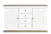 Credenza Lincoln in legno di mango, con schienali e laterali in mdf, finitura vernice a base d'acqua, stile rustico Casa e cucina/Arredamento/Soggiorno/Credenze Decor Space - Altamura, Commerciovirtuoso.it