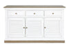 Credenza Lincoln in legno di mango, con schienali e laterali in mdf, finitura vernice a base d'acqua, stile rustico Casa e cucina/Arredamento/Soggiorno/Credenze Decor Space - Altamura, Commerciovirtuoso.it