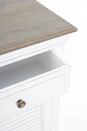 Credenza "Lincoln" in legno di mango, con schienali e laterali in mdf, finitura vernice a base d'acqua, stile rustico Casa e cucina/Arredamento/Soggiorno/Credenze Decor Space - Altamura, Commerciovirtuoso.it