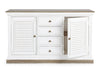 Credenza Lincoln in legno di mango, con schienali e laterali in mdf, finitura vernice a base d'acqua, stile rustico Casa e cucina/Arredamento/Soggiorno/Credenze Decor Space - Altamura, Commerciovirtuoso.it