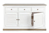 Credenza Lincoln in legno di mango, con schienali e laterali in mdf, finitura vernice a base d'acqua, stile rustico Casa e cucina/Arredamento/Soggiorno/Credenze Decor Space - Altamura, Commerciovirtuoso.it