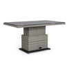 Tavolo Kent con struttura in alluminio, piano in ceramica, intreccio in fibra sintetica, per esterno Giardino e giardinaggio/Arredamento da giardino e accessori/Tavoli e tavolini/Tavoli standard Decor Space - Altamura, Commerciovirtuoso.it