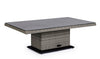 Tavolo Kent con struttura in alluminio, piano in ceramica, intreccio in fibra sintetica, per esterno Giardino e giardinaggio/Arredamento da giardino e accessori/Tavoli e tavolini/Tavoli standard Decor Space - Altamura, Commerciovirtuoso.it