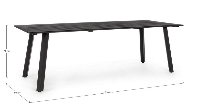Tavolo "Helina" per esterno, con struttura in alluminio, da 230 x 90 cm Giardino e giardinaggio/Arredamento da giardino e accessori/Tavoli e tavolini/Tavoli standard Decor Space - Altamura, Commerciovirtuoso.it
