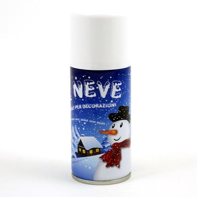 Bomboletta Neve Spray Decorazioni Albero Natale Presepe Finestre Vetrine 130ml