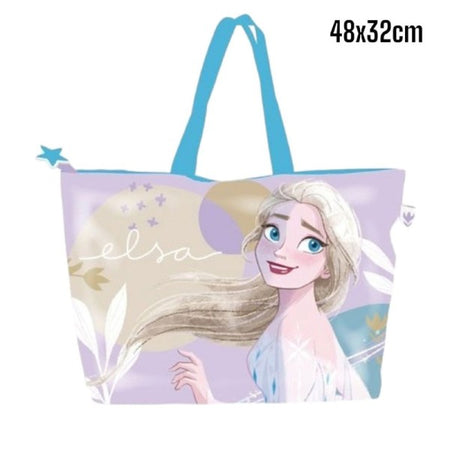 Borsa Da Mare Di Elsa Per Donna E Bambina Shopping Bag Frozen Disney
