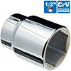 Bussola Boccola Esagonale Chiave Spanner In Cromo Vanadio 11 Mm Attacco 1/2