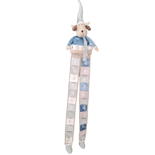 Calendario dell'avvento natalizio Renna decorazione in tessuto azzurra h 140 cm Casa e cucina/Decorazioni per interni/Addobbi e decorazioni per ricorrenze/Decorazioni natalizie/Calendari dell'avvento MagiediNatale.it - Altamura, Commerciovirtuoso.it