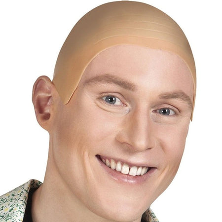 Calotta Per Uomo Pelato - Rosa Carne Taglia Unica In Plastica Liscia - Foto 4