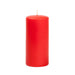 Candela natalizia a forma cilindrica colore rosso per interno Ø8 x h15 cm Casa e cucina/Decorazioni per interni/Candele e portacandele/Candele/Candele a colonna MagiediNatale.it - Altamura, Commerciovirtuoso.it