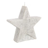 Candela Stella Astro Bianco decorazione natalizia h 15 cm Casa e cucina/Decorazioni per interni/Candele e portacandele/Candele/Candele a colonna MagiediNatale.it - Altamura, Commerciovirtuoso.it
