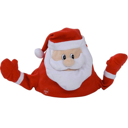 Cappello Babbo Natale Animato Con Suoni E Movimento Cappellino Santa Claus Rosso Giochi e giocattoli/Giochi d'imitazione e accessori di travestimento/Accessori per travestimento/Cappelli Trade Shop italia - Napoli, Commerciovirtuoso.it