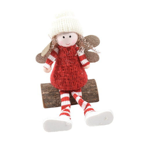 Bambola decorativa Fatina su Tronchetto in legno da 23 cm Casa e cucina/Decorazioni per interni/Addobbi e decorazioni per ricorrenze/Decorazioni natalizie/Schiaccianoci MagiediNatale.it - Altamura, Commerciovirtuoso.it