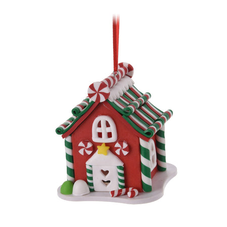 Pendaglio "Candy House" con Led pallina particolare per albero di natale h 8 cm Casa e cucina/Decorazioni per interni/Addobbi e decorazioni per ricorrenze/Decorazioni natalizie/Addobbi e decorazioni/Palle e palline MagiediNatale.it - Altamura, Commerciovirtuoso.it