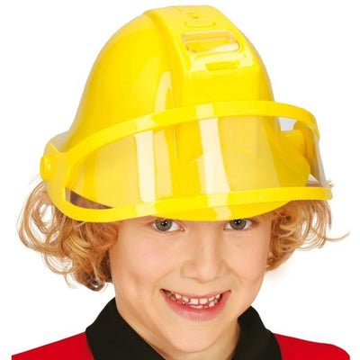 Casco Pompiere Giocattolo Bambini Cappello Vigili Del Fuoco Con Luci E Suoni