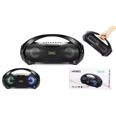 Cassa Portatile Speaker Km-s2 Wireless Bluetooth Led Multicolore 10 W