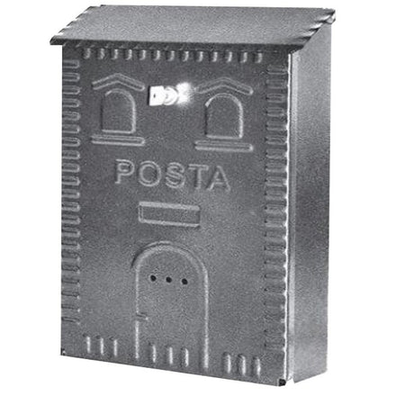 Cassetta Posta Postale In Ferro Battuto Esterno Buca Lettere 25x38x8cm