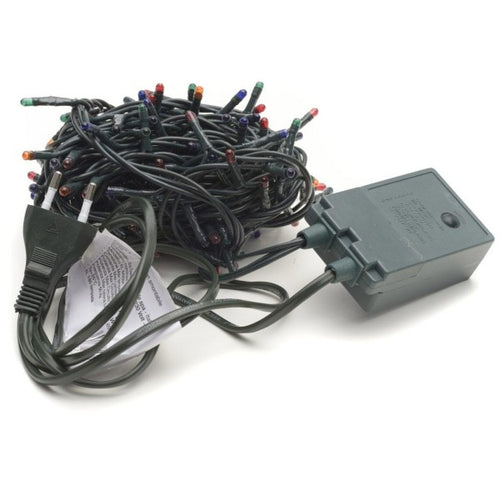 Catena Luci A Led Natalia 100 Led Lucciole Multicolor Con Controller 8 Funzioni