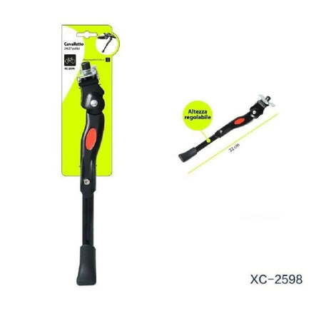 Cavalletto In Metallo 24/27" Altezza Regolabile 32cm Per Bici Bicicletta Xc-2598