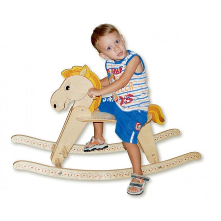Cavallo a Dondolo in Legno - Variante Grande per Bambini Giochi e giocattoli/Giocattoli prima infanzia/Cavalli a dondolo e animali Dida - Ragusa, Commerciovirtuoso.it
