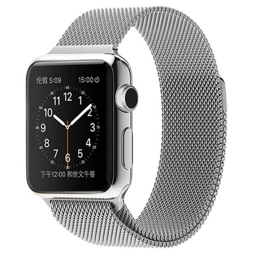 Cinturino Argento 42mm Maglia Milanese Iwatch Serie 3/2/1 Chiusura Magnetica Elettronica/Cellulari e accessori/Accessori/Accessori per smartwatches/Cinturini di ricambio Trade Shop italia - Napoli, Commerciovirtuoso.it