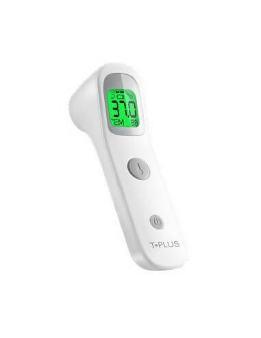 Ca-mi t-plus termometro ad infrarossi a distanza led 3 colori segnalatore allarme febbre temperatura neonati bambini adulti fronte suono