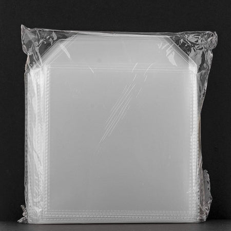 Confezione Da 100 Buste Trasparenti In Plastica Per Cd Dvd Custodie Da 100 Micron