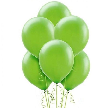 Confezione Set 8 Pezzi Palloncini Verdi Festa Party Compleanno Bimbi