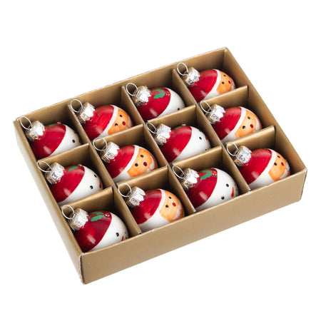 Confezione 12 "VT Joe" palline per albero di natale in vetro decorazione natalizia Casa e cucina/Decorazioni per interni/Addobbi e decorazioni per ricorrenze/Decorazioni natalizie/Addobbi e decorazioni/Palle e palline MagiediNatale.it - Altamura, Commerciovirtuoso.it