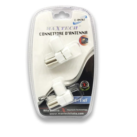 Connettore D'antenna Tv A 90? Per Cavo Antenna Tv Maschio Femmina Maxtech C-ant02 Elettronica/Informatica/Accessori/Adattatori/Adattatori maschio/femmina Trade Shop italia - Napoli, Commerciovirtuoso.it