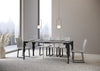 Tavolo consolle Pisa allungabile in legno per sala da pranzo Casa e cucina/Arredamento/Studio/Mobiletti e credenze/Credenze Decor Space - Altamura, Commerciovirtuoso.it