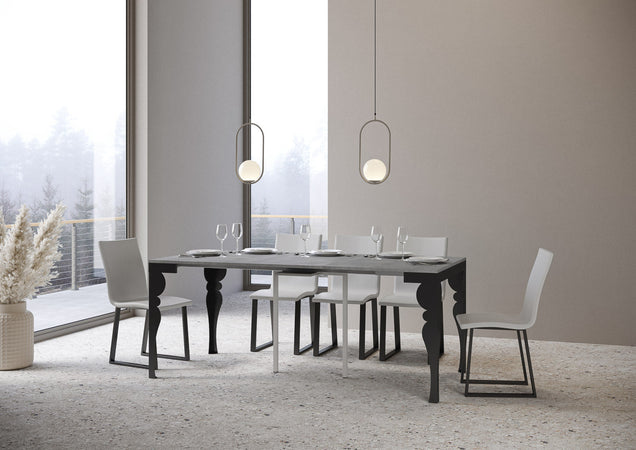 Tavolo consolle "Pisa" allungabile in legno per sala da pranzo Casa e cucina/Arredamento/Studio/Mobiletti e credenze/Credenze Decor Space - Altamura, Commerciovirtuoso.it