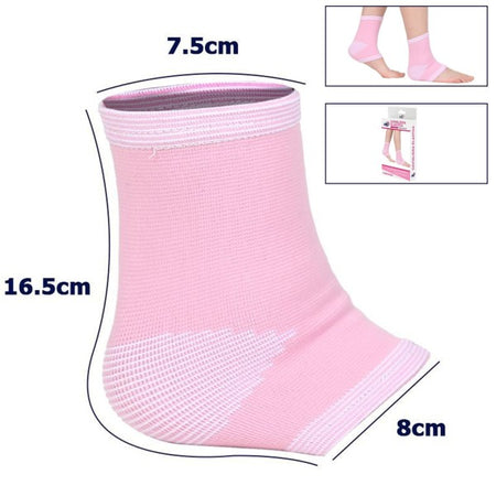 Coppia Cavigliere Supporto Per Caviglia Anallergica Elastica Per Bambine Rosa