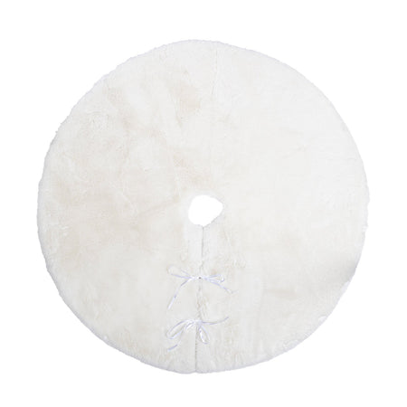 Copribase "Kathlyn" per albero di natale tappeto tondo color Bianco Ø90 cm Casa e cucina/Decorazioni per interni/Addobbi e decorazioni per ricorrenze/Decorazioni natalizie/Basi e supporti per alberi di Natale MagiediNatale.it - Altamura, Commerciovirtuoso.it